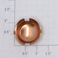 MTH 385-5 Copper Round Metal Steam Dome Fits 385E 392E 1835E