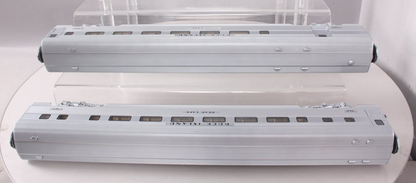 Lionel 6-82571 O Gauge Rock Island 21' Streamlined Passenger Car (Set of 2) LN/Box