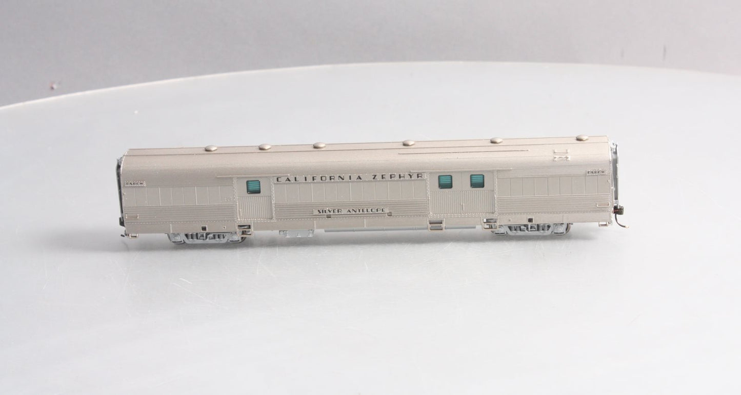 Broadway Limited 513 HO D&RGW 'Silver Antelope' Baggage Car #1100