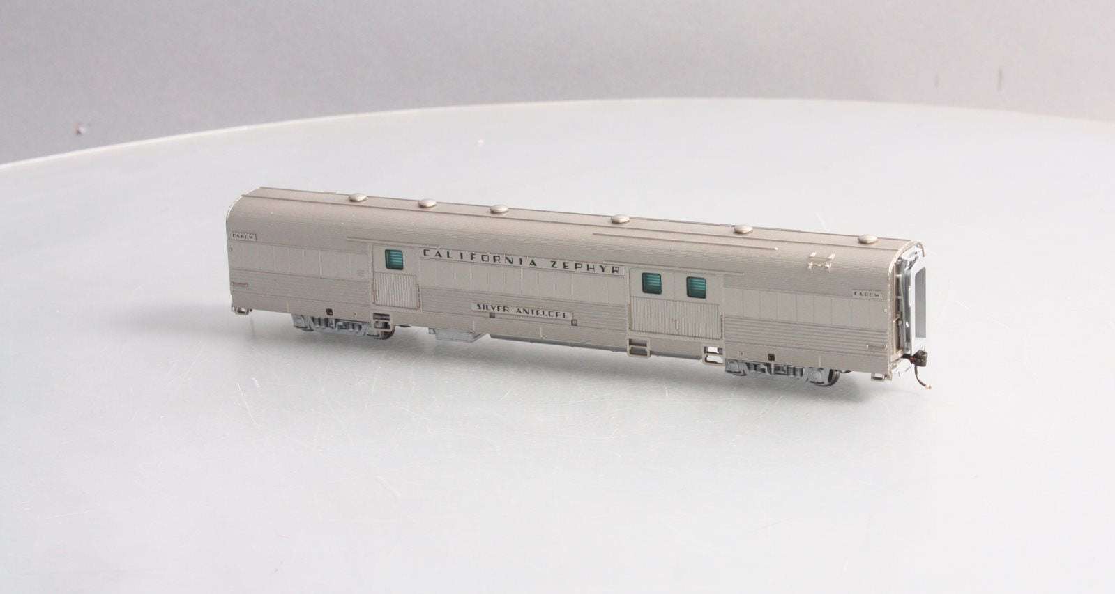 Broadway Limited 513 HO D&RGW 'Silver Antelope' Baggage Car #1100
