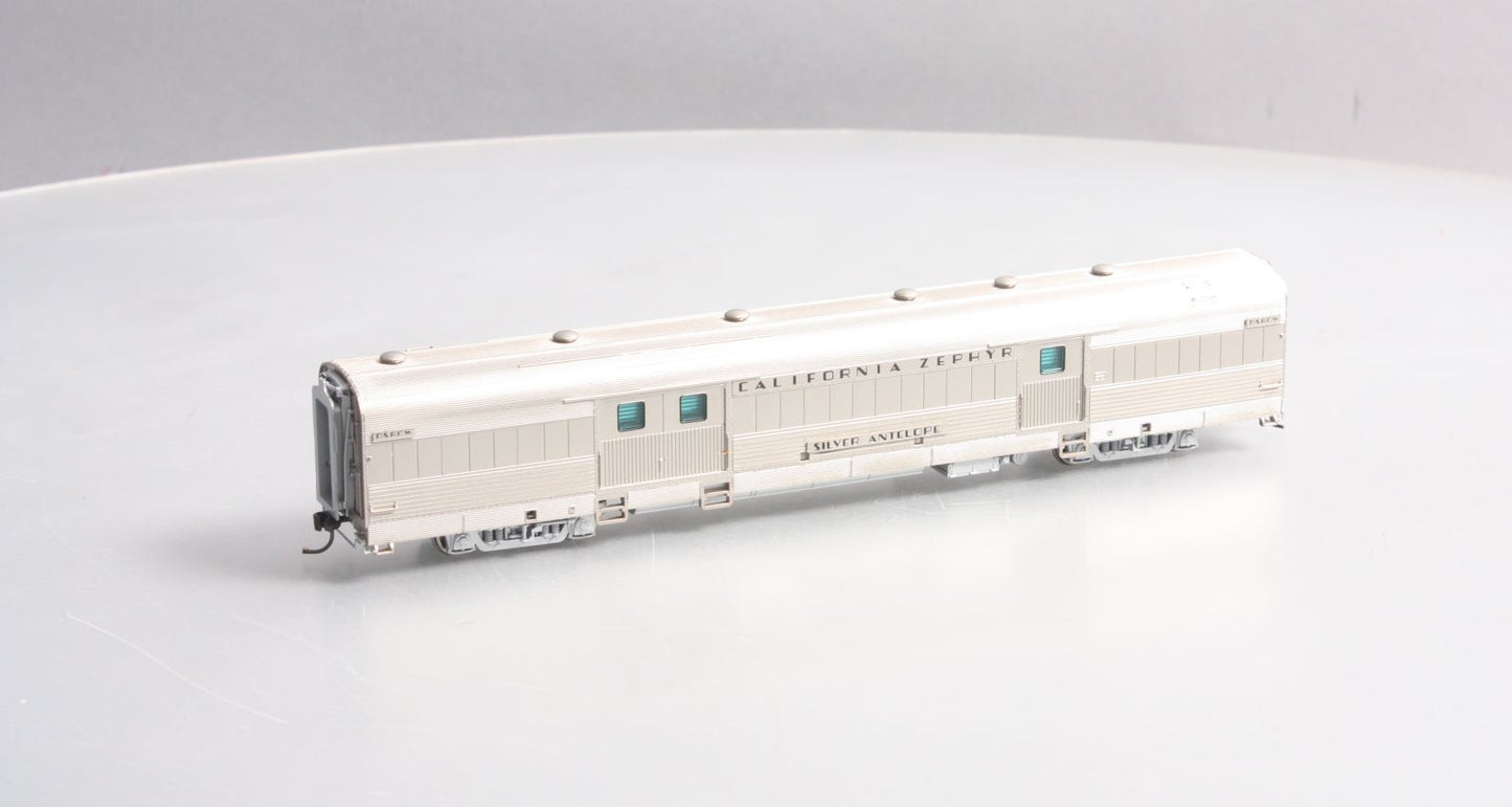 Broadway Limited 513 HO D&RGW 'Silver Antelope' Baggage Car #1100