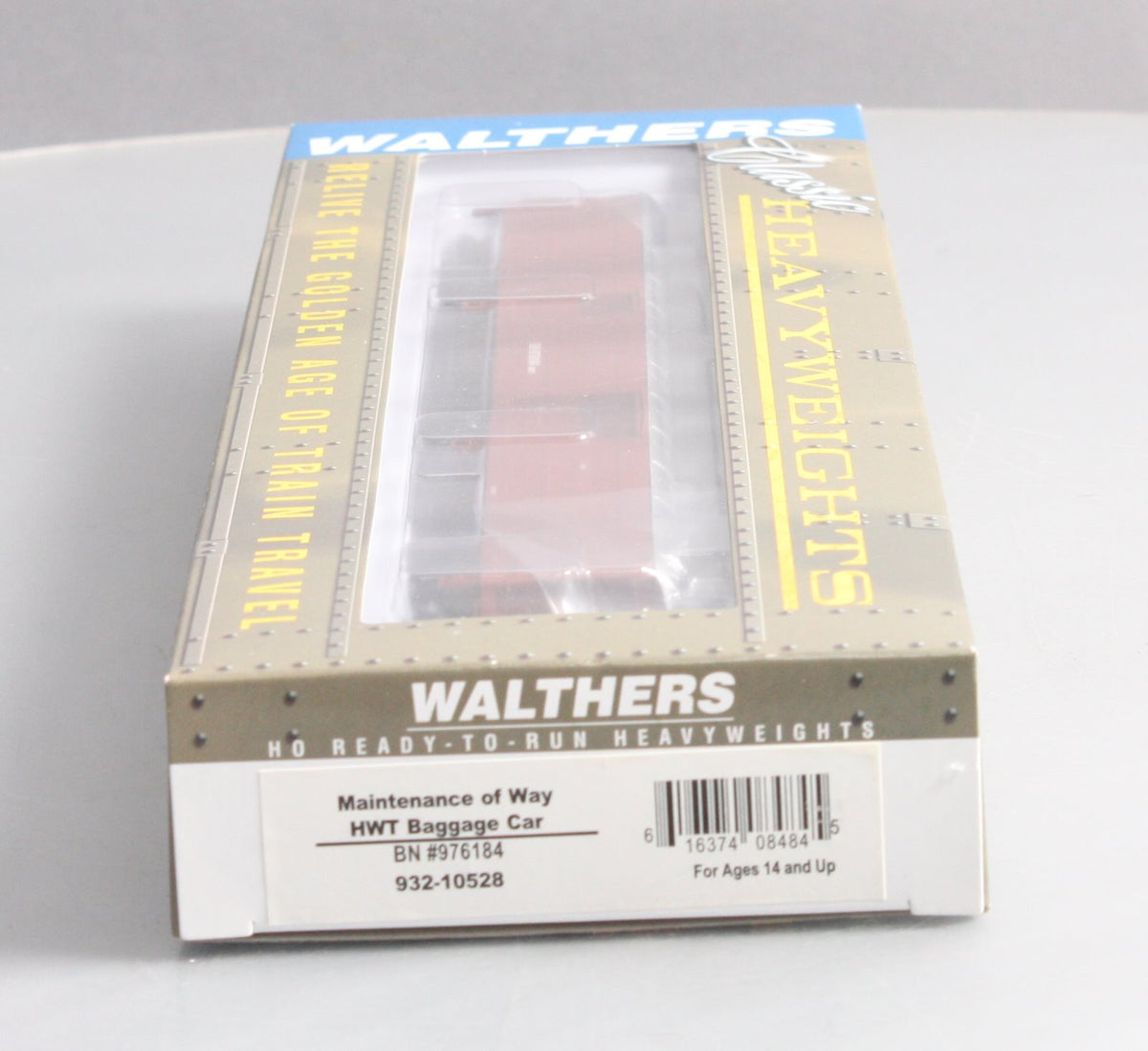 Walthers 932-10528 HO BN Maintenance of Way Baggage Car #976184