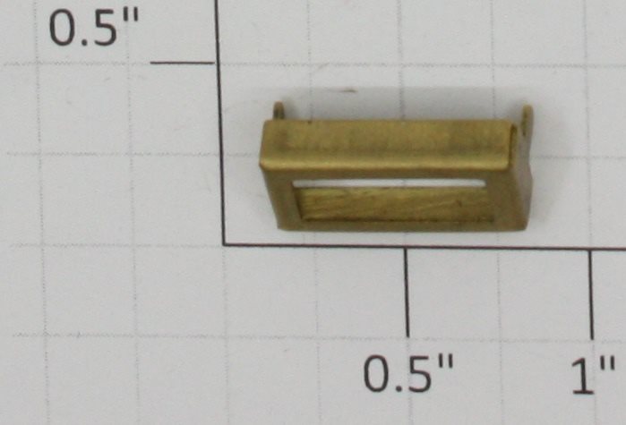 Lionel 385E-37 Brass Boiler Front Number Plate Frame - Fits 385E, 392E, 1835