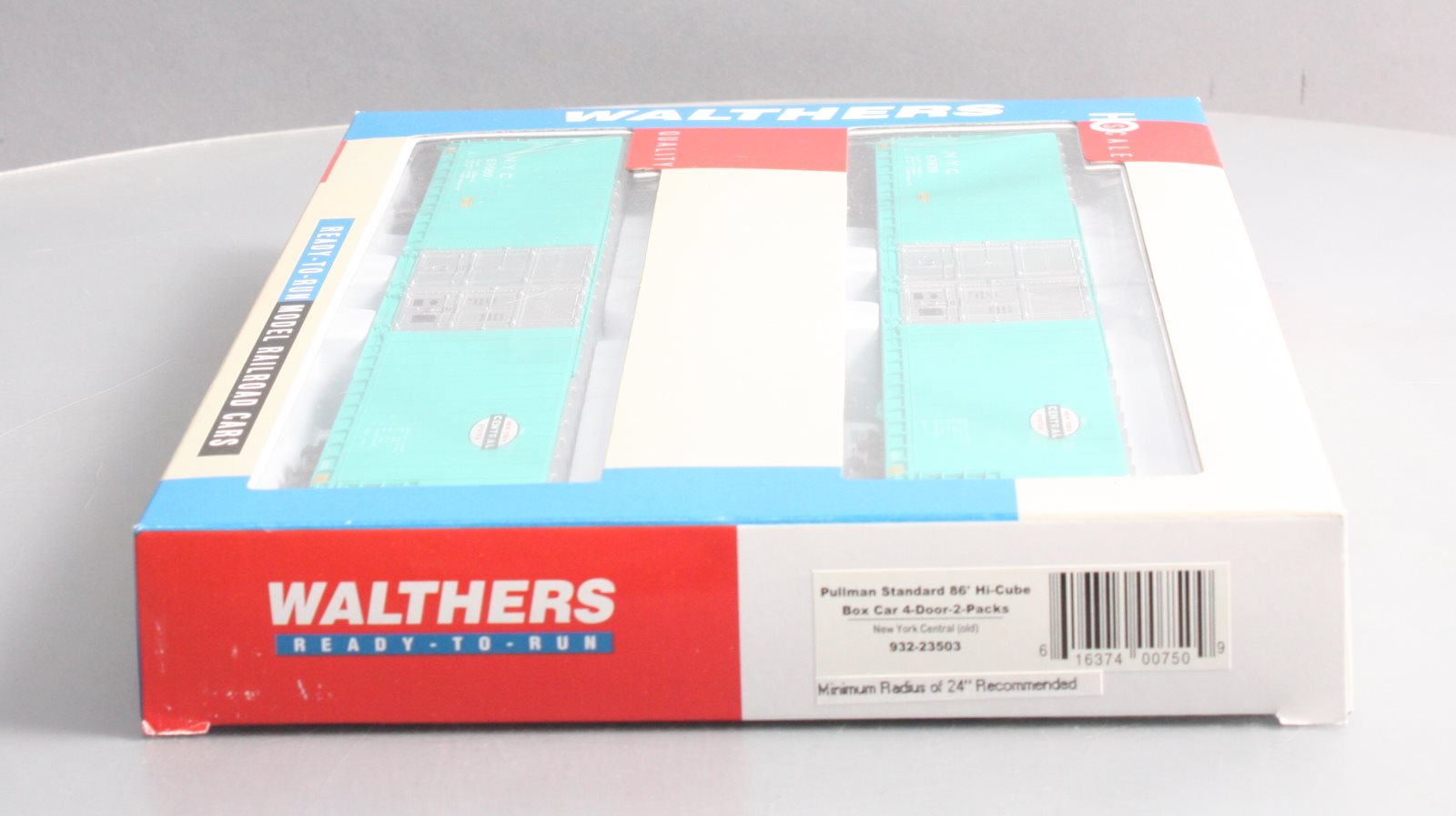Walthers 932-23503 HO Scale New York Central Box Cars (Pack of 2) EX/Box