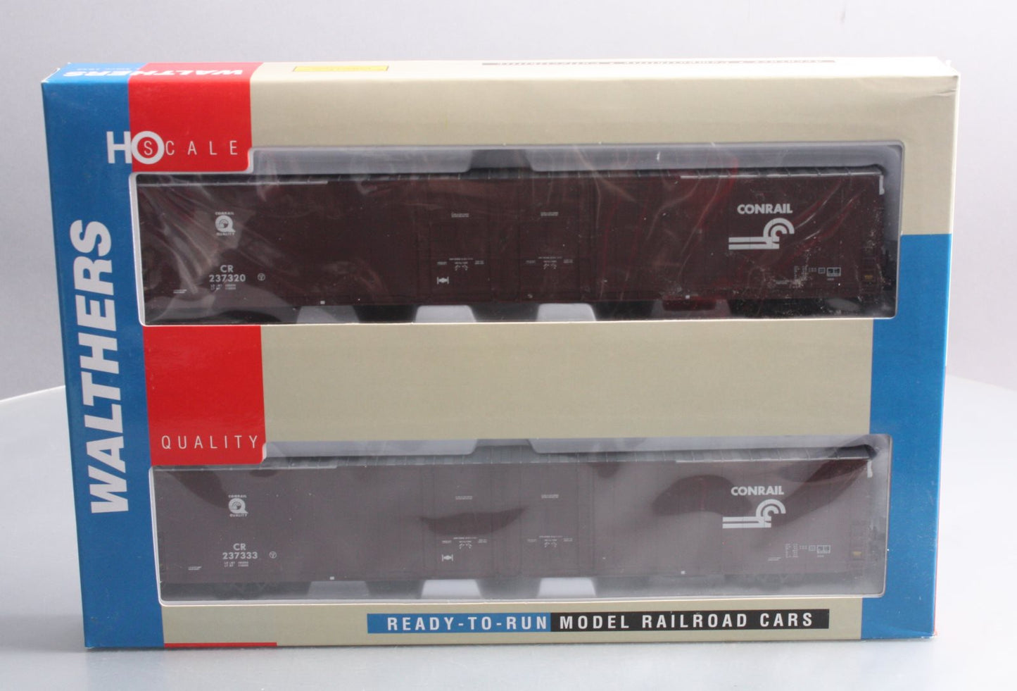 Walthers 932-23507 HO Scale Contrail Box Cars (Pack of 2) EX/Box