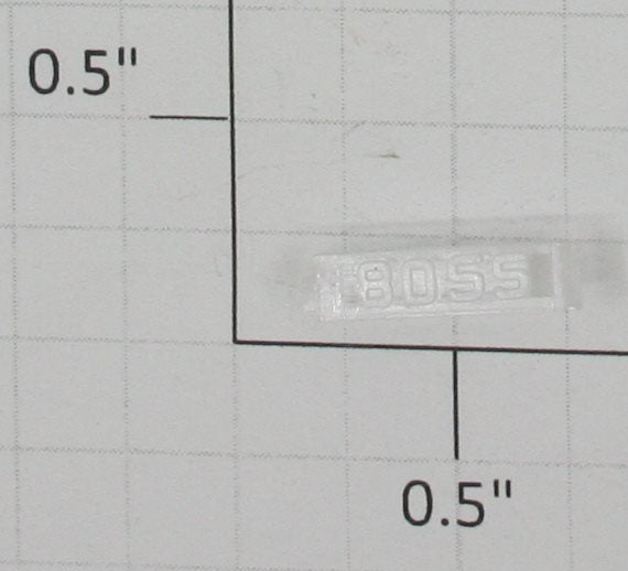 Lionel 8055-10 Left Hand Clear Raised Number Marker Lens/Number Board