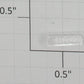 Lionel 8054-10 Right Hand Clear Raised Number Marker Lens/Number Board