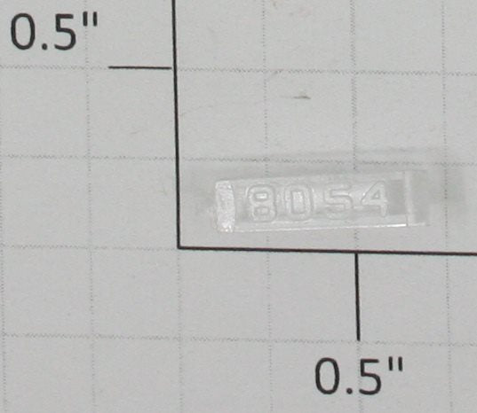 Lionel 8054-10 Left Hand Clear Raised Number Marker Lens/Number Board