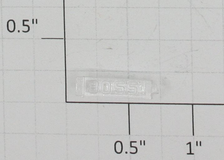 Lionel 8055-10 Right Hand Clear Raised Number Marker Lens/Number Board