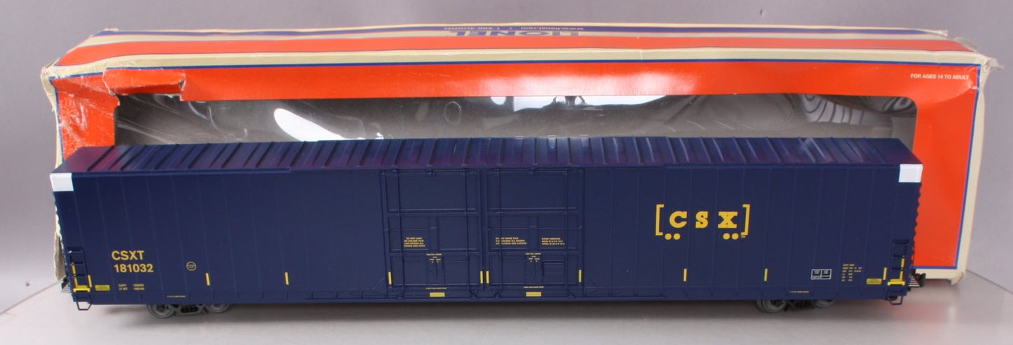 Lionel 1926011 O CSX 86' 4-Door Hi-Cube Boxcar #181032/Boxcar Logo