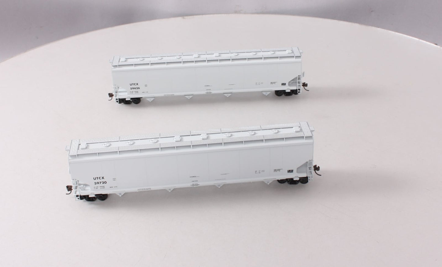 Walthers 932-27152 HO Scale UTCX National 6200 Plastic Hopper Car (Pack of 2) EX/Box