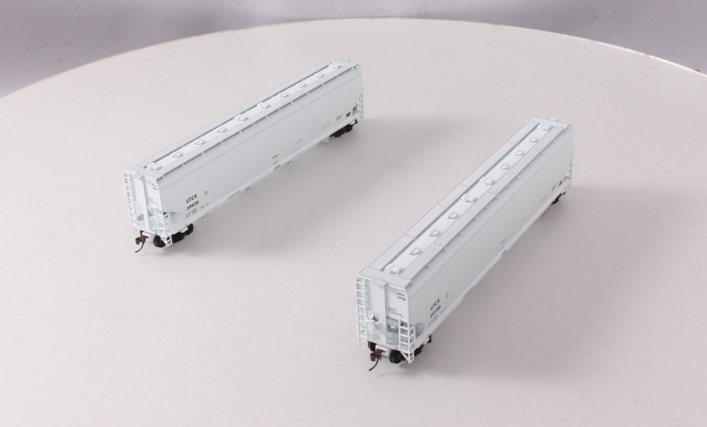 Walthers 932-27152 HO Scale UTCX National 6200 Plastic Hopper Car (Pack of 2) EX/Box