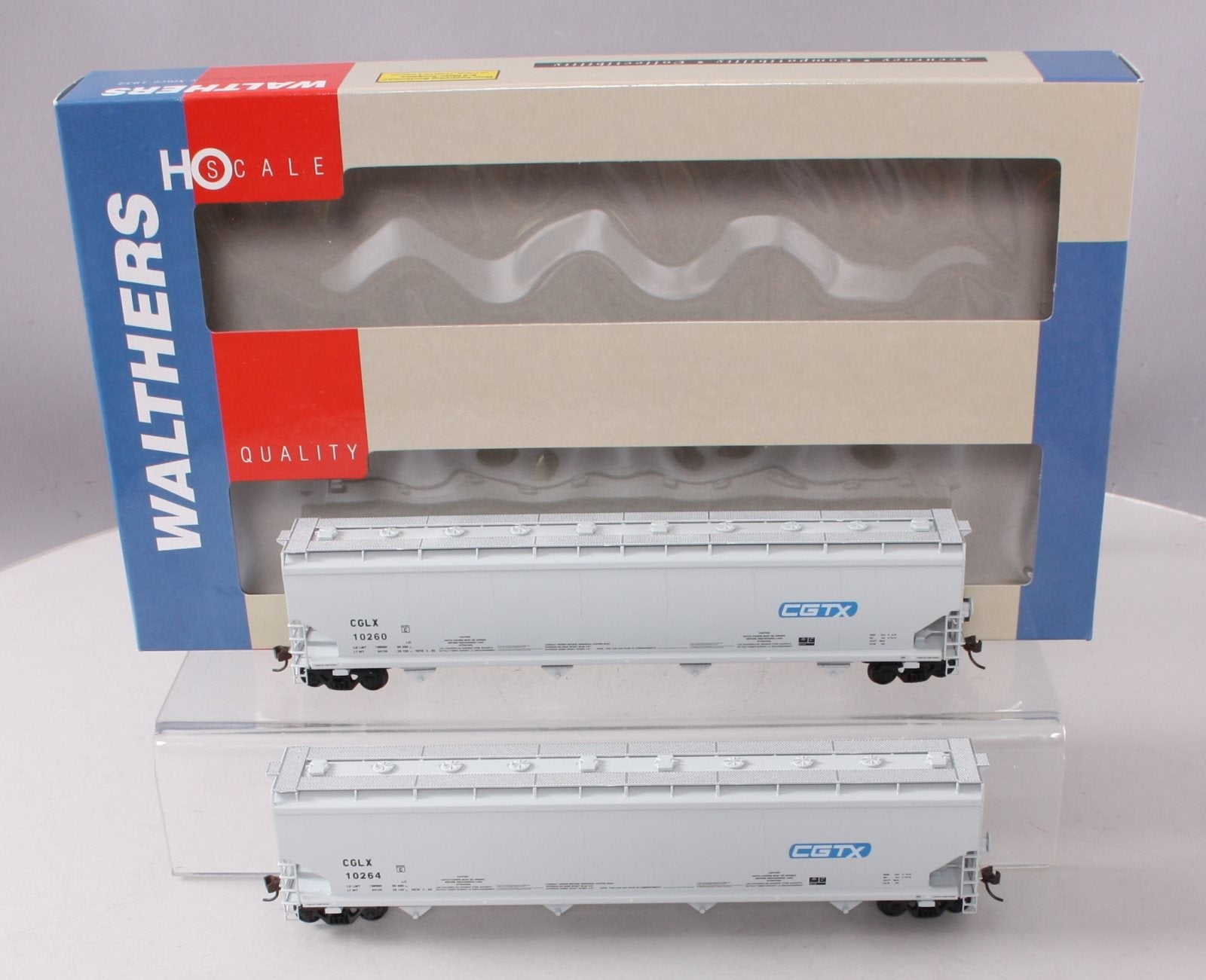Walthers 932-27155 HO CGLX National 6200 Plastic Hopper Car (Pack of 2) EX/Box
