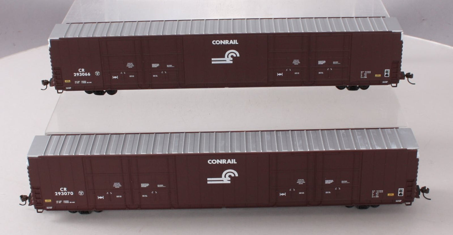 Walthers 932-23536 HO Scale Conrail Box Car (Pack of 2) EX/Box