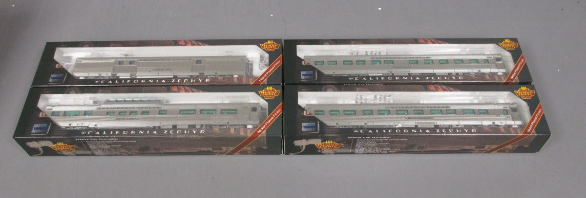 Broadway Limited 700 HO California Zephyr 11-Car Mixed Passenger Set LN/Box