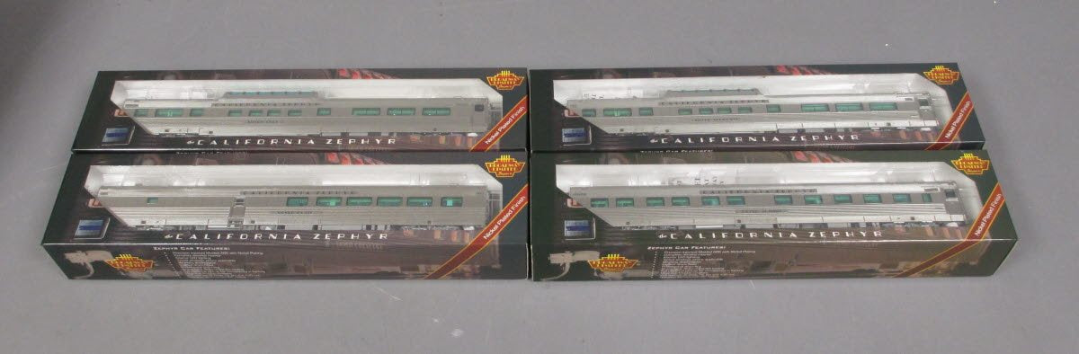 Broadway Limited 700 HO California Zephyr 11-Car Mixed Passenger Set LN/Box