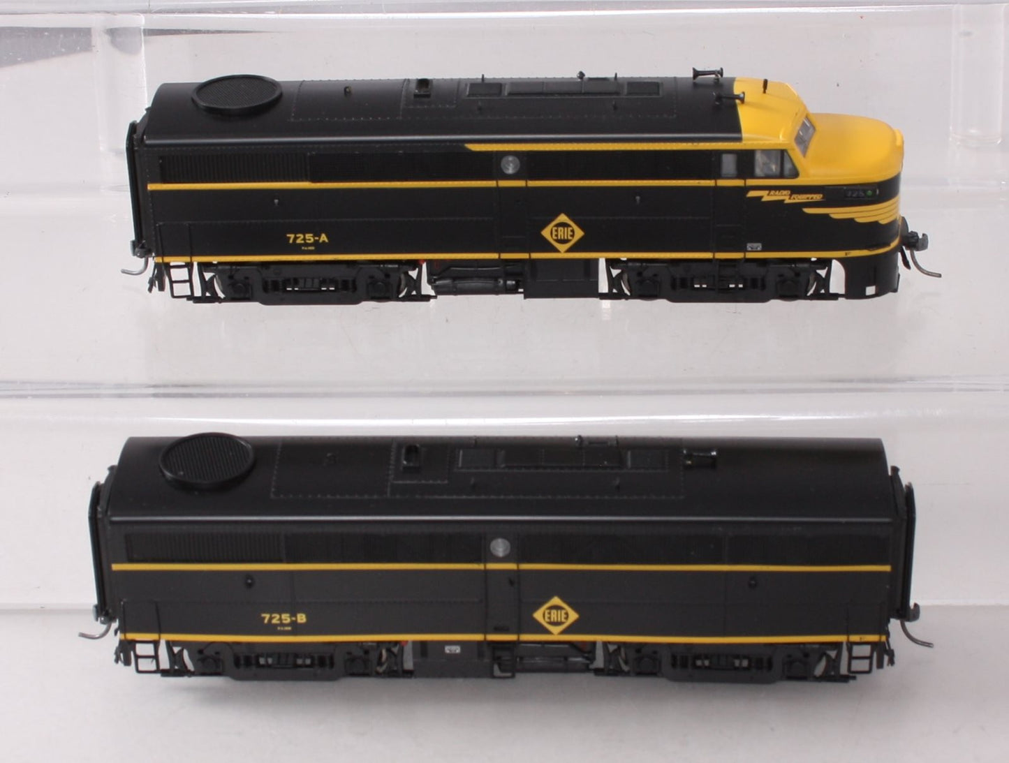 MTH 80-2212-1 HO Erie ALCO FA-1 A/B Diesel Locomotive Proto-Sound 3.0 #725A