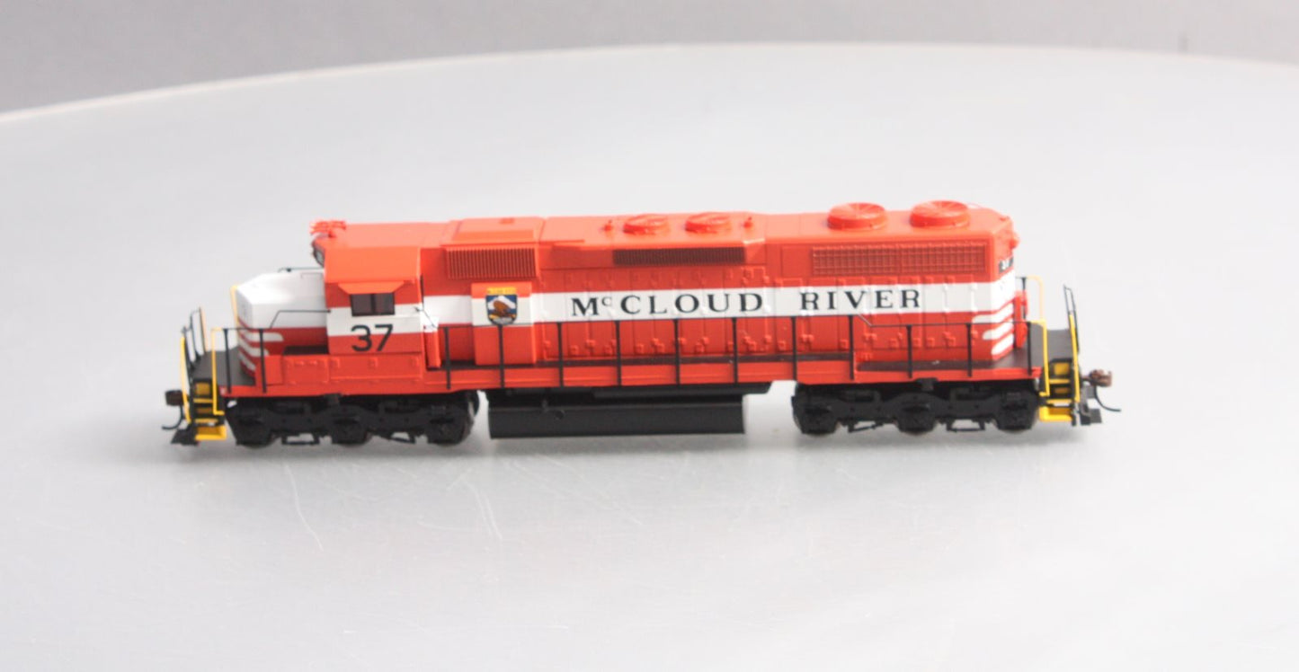 Athearn 93531 HO McCloud Railway SD38 Diesel Locomotive #37 LN/Box