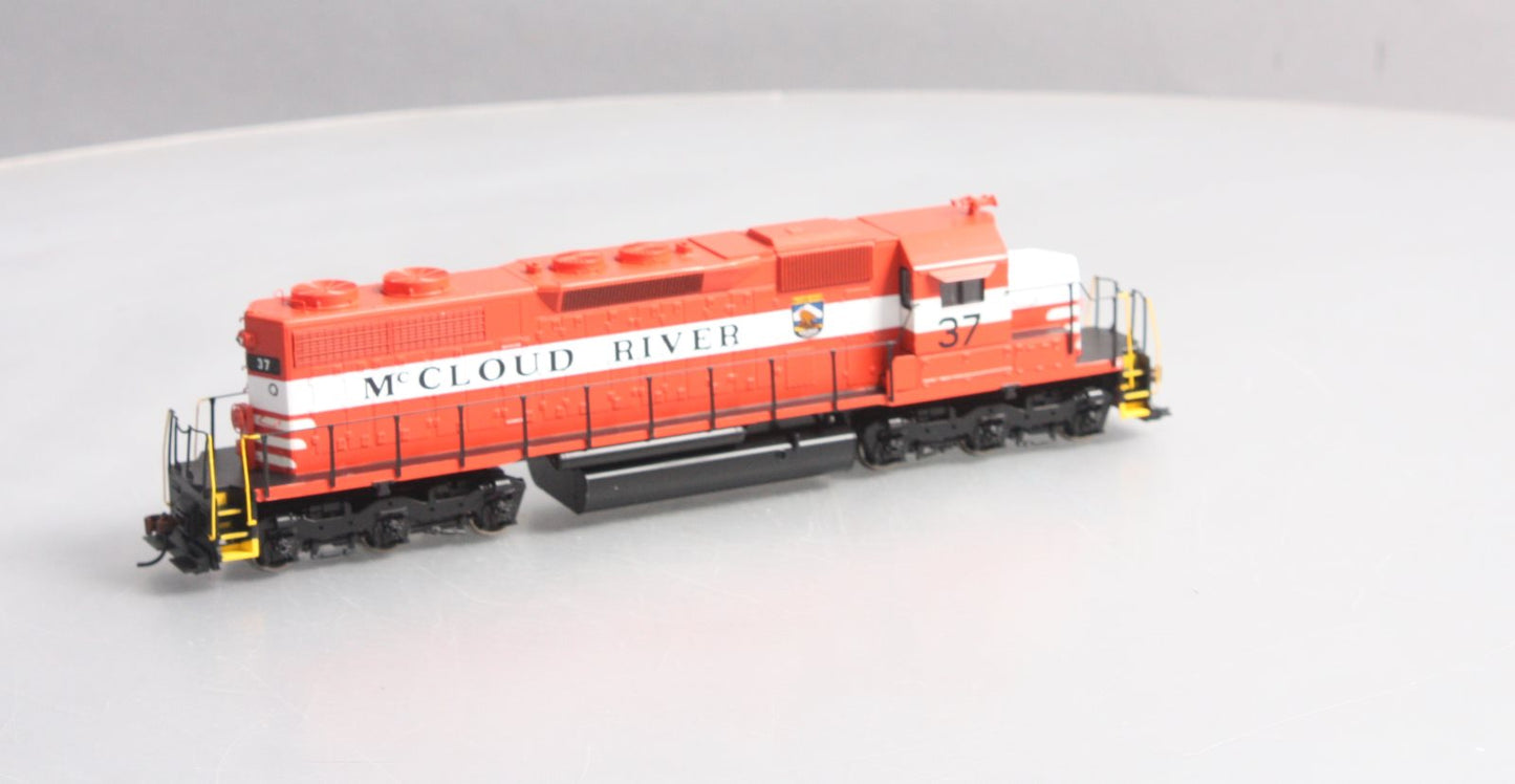Athearn 93531 HO McCloud Railway SD38 Diesel Locomotive #37 LN/Box