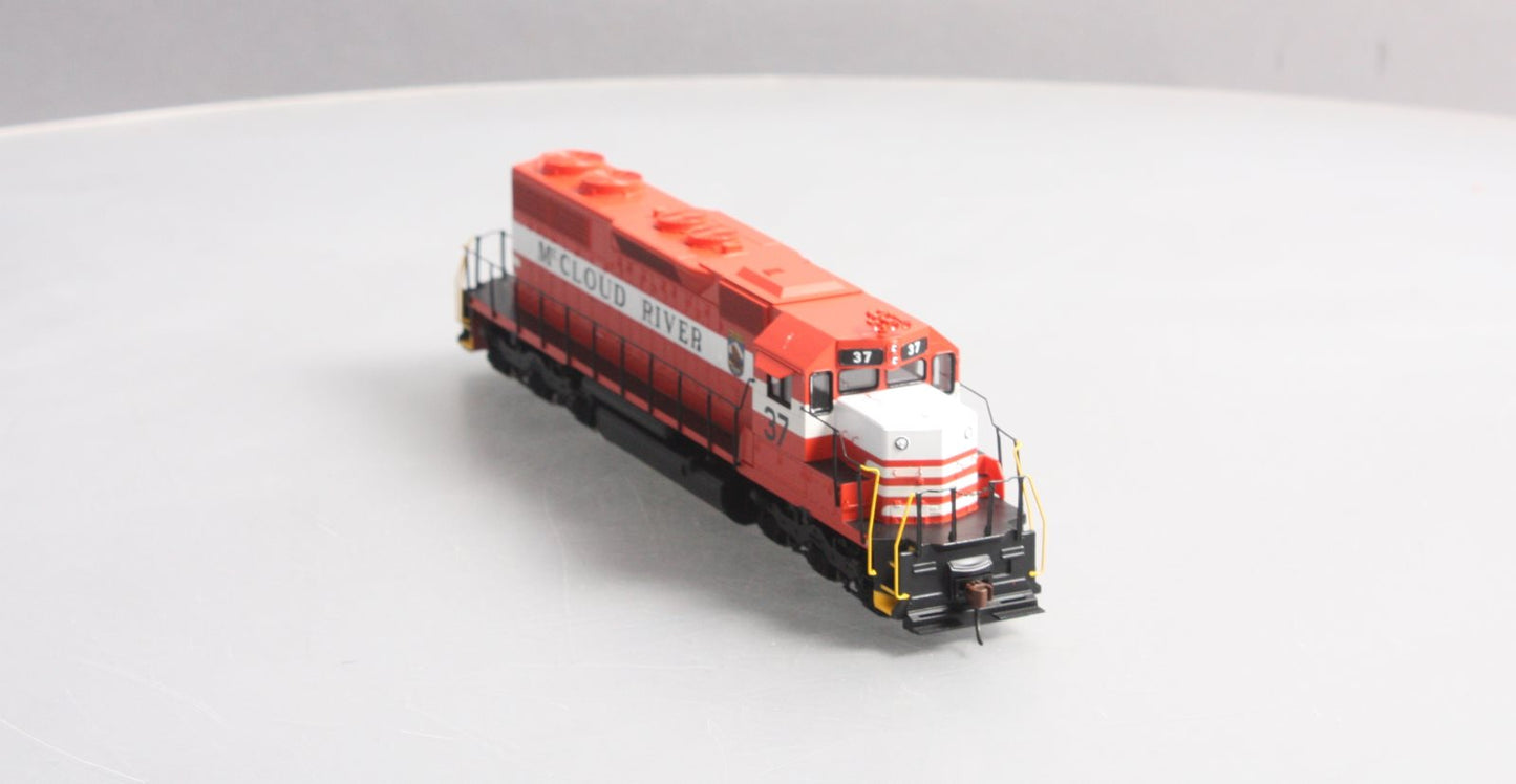 Athearn 93531 HO McCloud Railway SD38 Diesel Locomotive #37 LN/Box