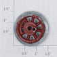 Lionel SLS-257-3X Red Spoked 1-5/8" O Gauge Steam Loco Gear Wheel - Needs Rim