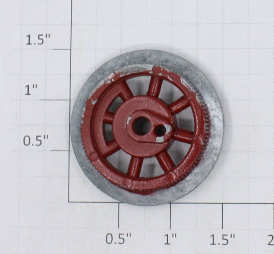Lionel SLS-257-3X Red Spoked 1-5/8