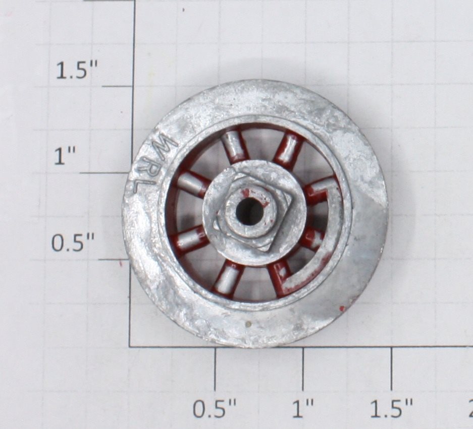 Lionel SLS-257-3X Red Spoked 1-5/8" O Gauge Steam Loco Gear Wheel - Needs Rim