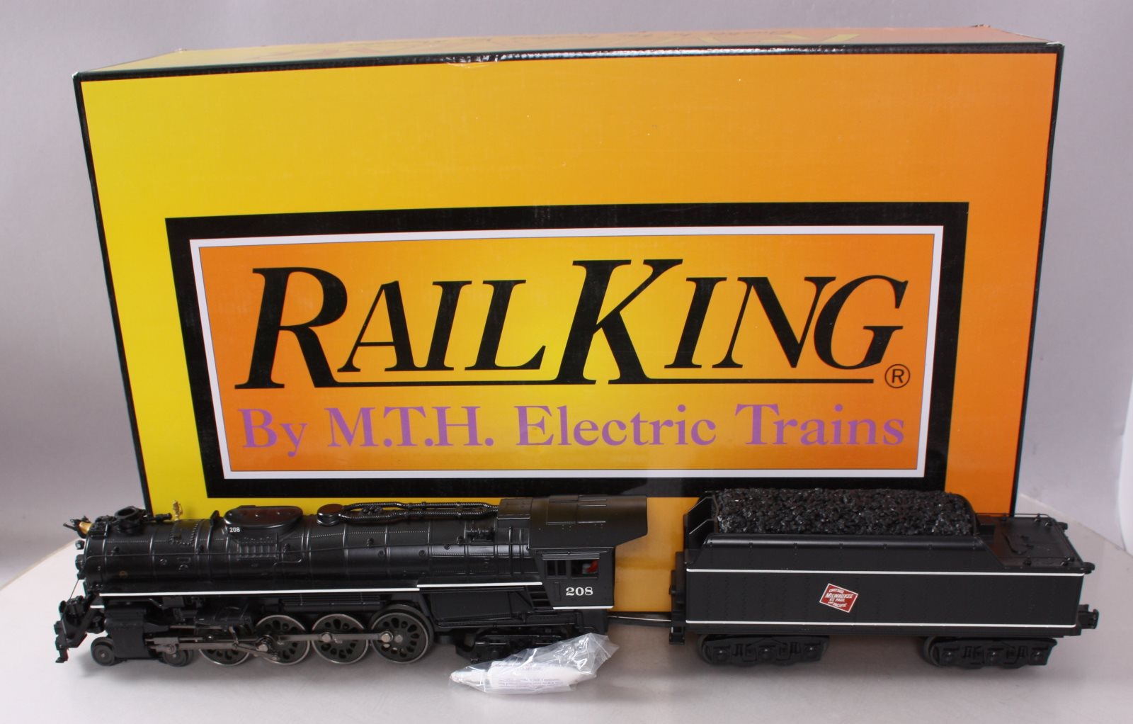 MTH 30-1564-1 O MILW 4-8-4 Imperial Northern Steam Locomotive & Tender w/ PS3