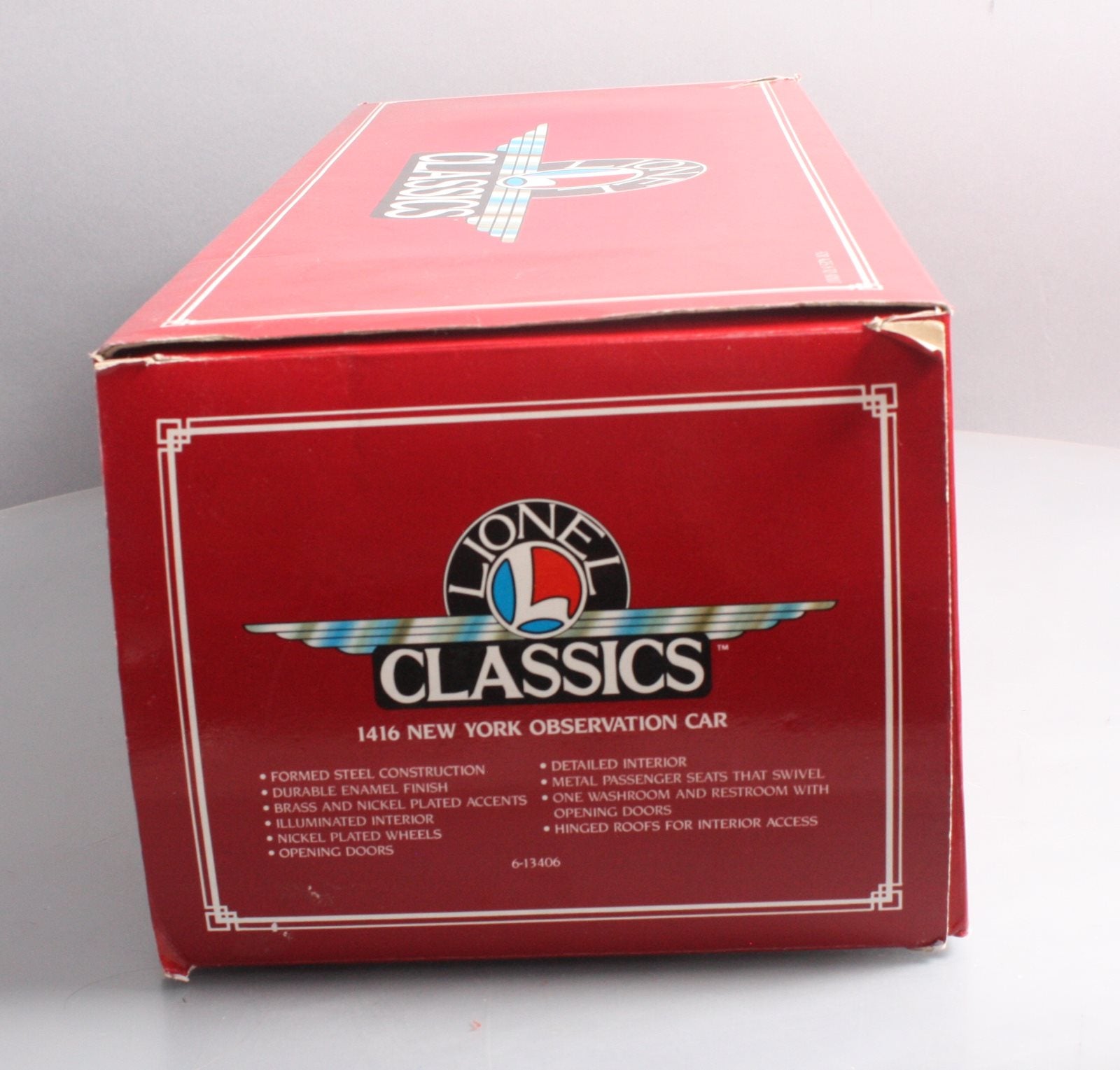 Lionel 6-13406 Standard Gauge New York State Set Observation Car #1416 NIB
