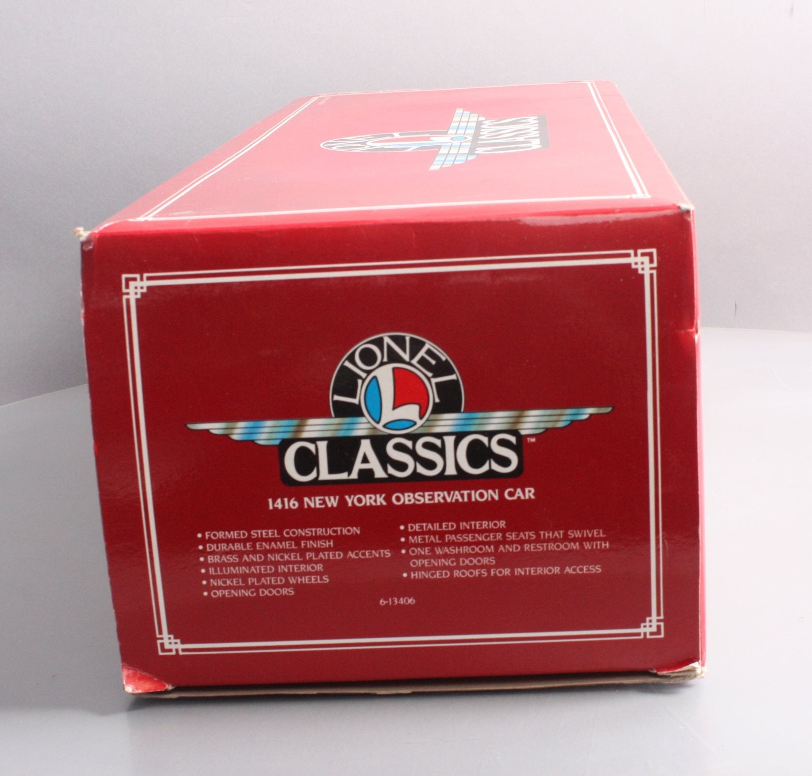 Lionel 6-13406 Standard Gauge New York State Set Observation Car #1416 NIB