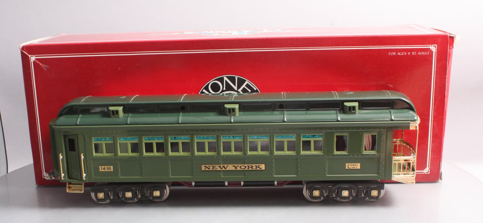 Lionel 6-13406 Standard Gauge New York State Set Observation Car #1416 NIB