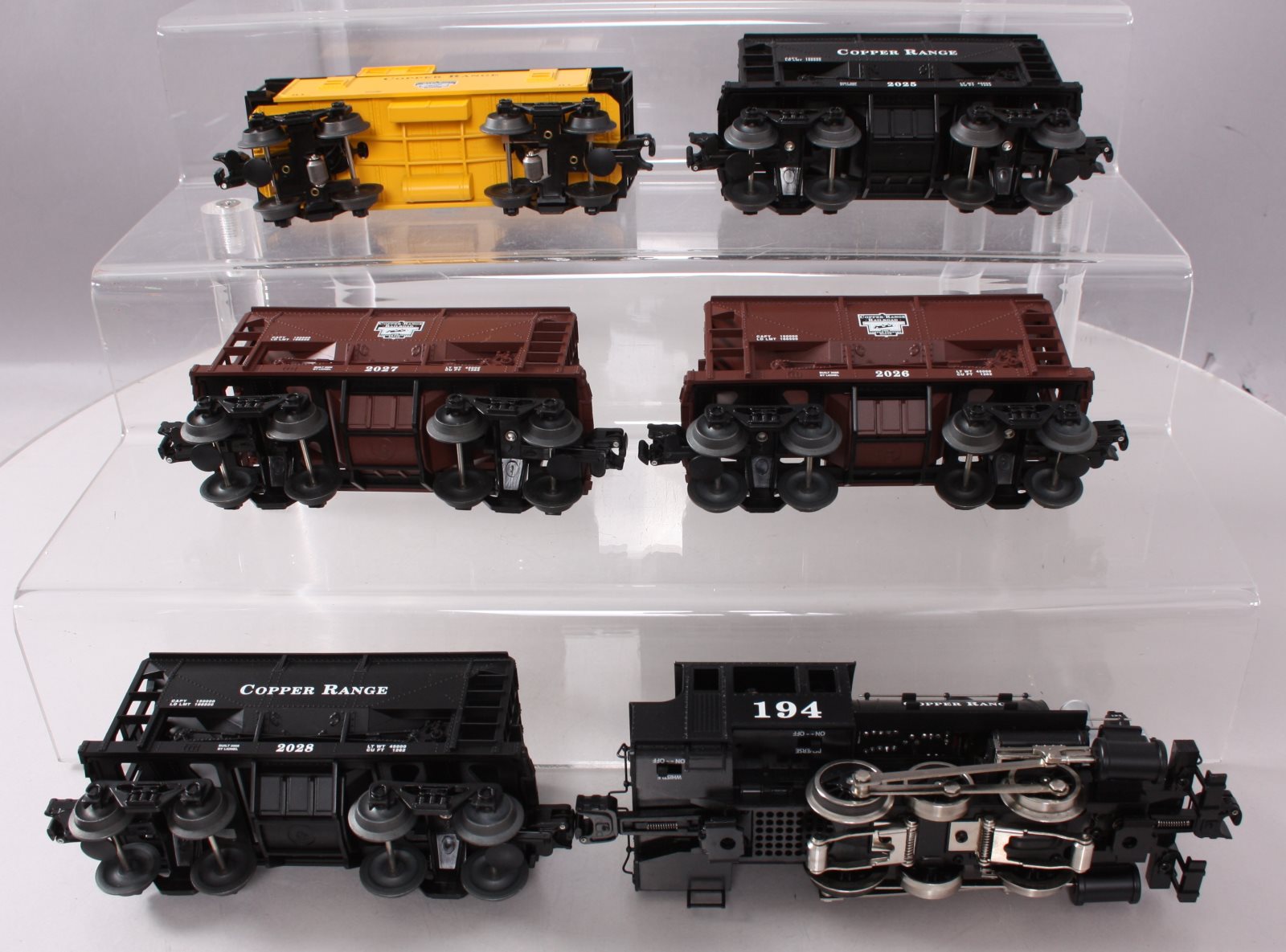 Lionel 6-31990 O Gauge Copper Range Mine Steam Train Set EX/Box