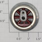 Lionel SLS-255-7 Red Spoked 1-1/2" O Gauge Steam Loco Gear Wheel w/Boss