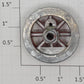 Lionel SLS-255-7 Red Spoked 1-1/2" O Gauge Steam Loco Gear Wheel w/Screw Boss