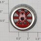 Lionel SLS-255-7 Red Spoked 1-1/2" O Gauge Steam Loco Plain Wheel w/Screw Boss