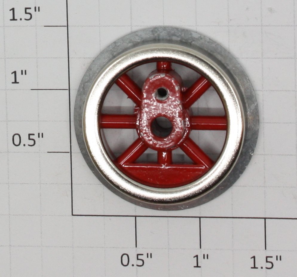 Lionel SLS-255-7 Red Spoked 1-1/2