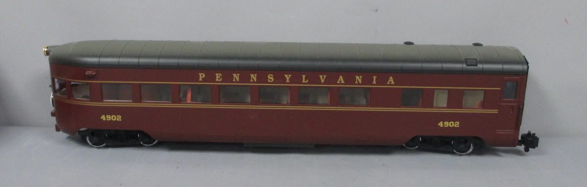 LGB 32590 G Scale Pennsylvania Streamlined Observation Car (Metal Wheels) LN