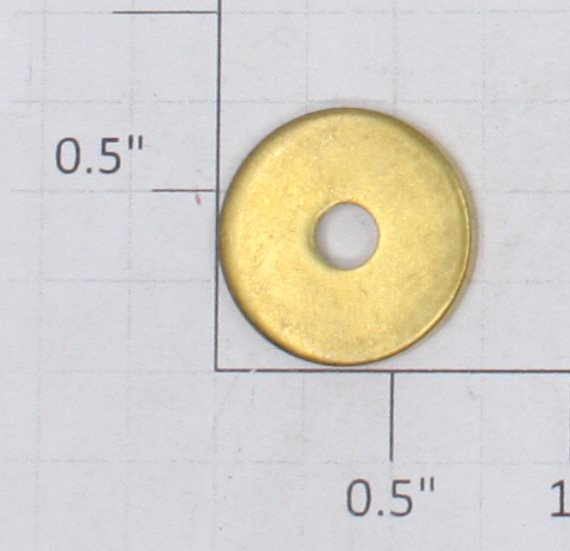Acme 460 3/16" ID x 3/4" OD x 3/32" Thick Brass Washer