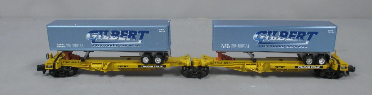 American Flyer 6-48514 S Scale Gilbert Intermodal TTUX Set LN/Box