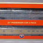 Lionel 2027500 O Gauge Pennsylvania/Union Pacific 21" Passenger Cars (Set of 2) NIB