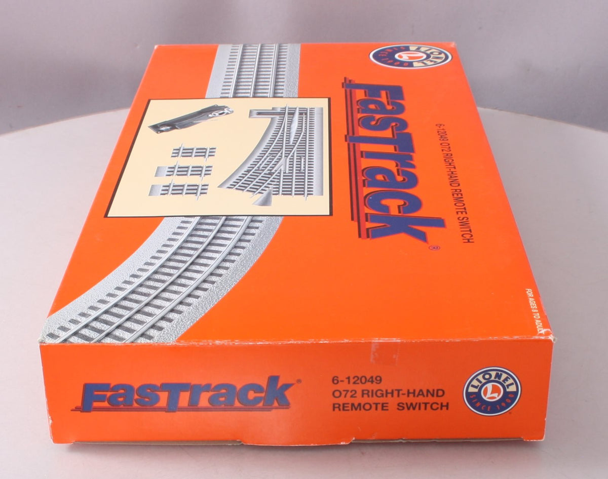 Lionel 6-12049 O72 Right Hand Remote-Control FasTrack Switch Turnout