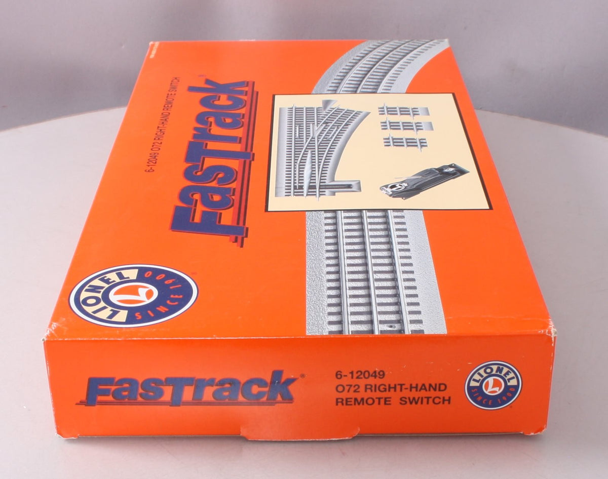 Lionel 6-12049 O72 Right Hand Remote-Control FasTrack Switch Turnout