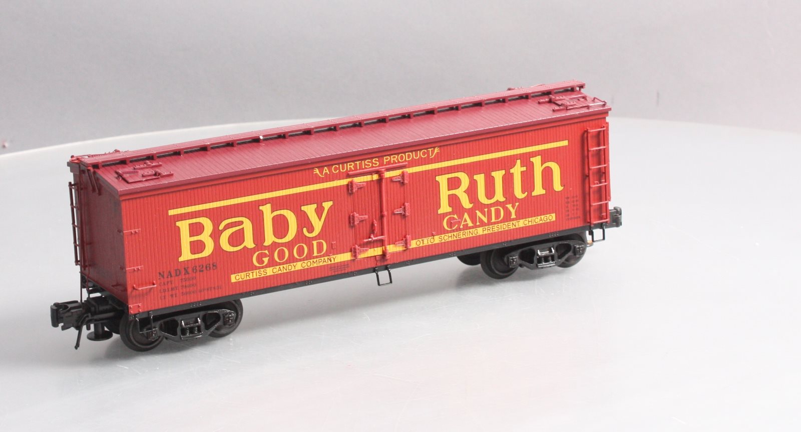 Atlas 6703-2 O Gauge Baby Ruth 40' Woodside Refrigerator Car #6268 [3-Rail] LN/Box
