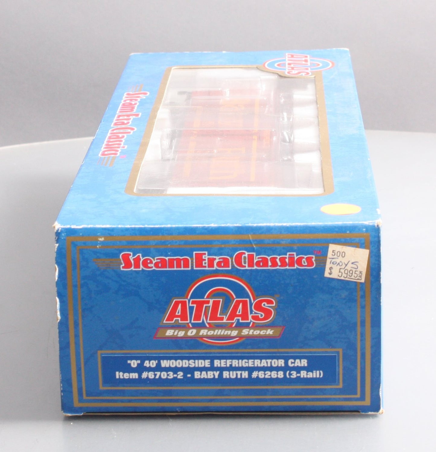 Atlas 6703-2 O Gauge Baby Ruth 40' Woodside Refrigerator Car #6268 [3-Rail] LN/Box