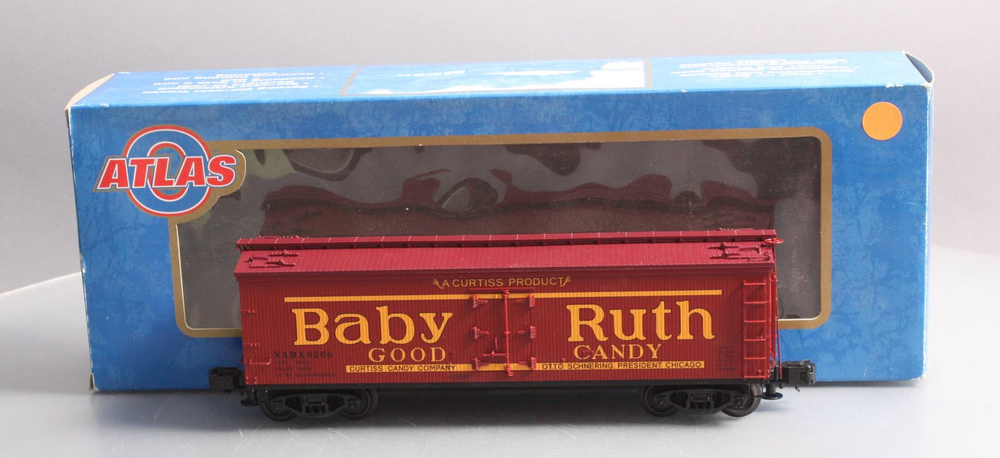 Atlas 6703-2 O Gauge Baby Ruth 40' Woodside Refrigerator Car #6268 [3-Rail] LN/Box