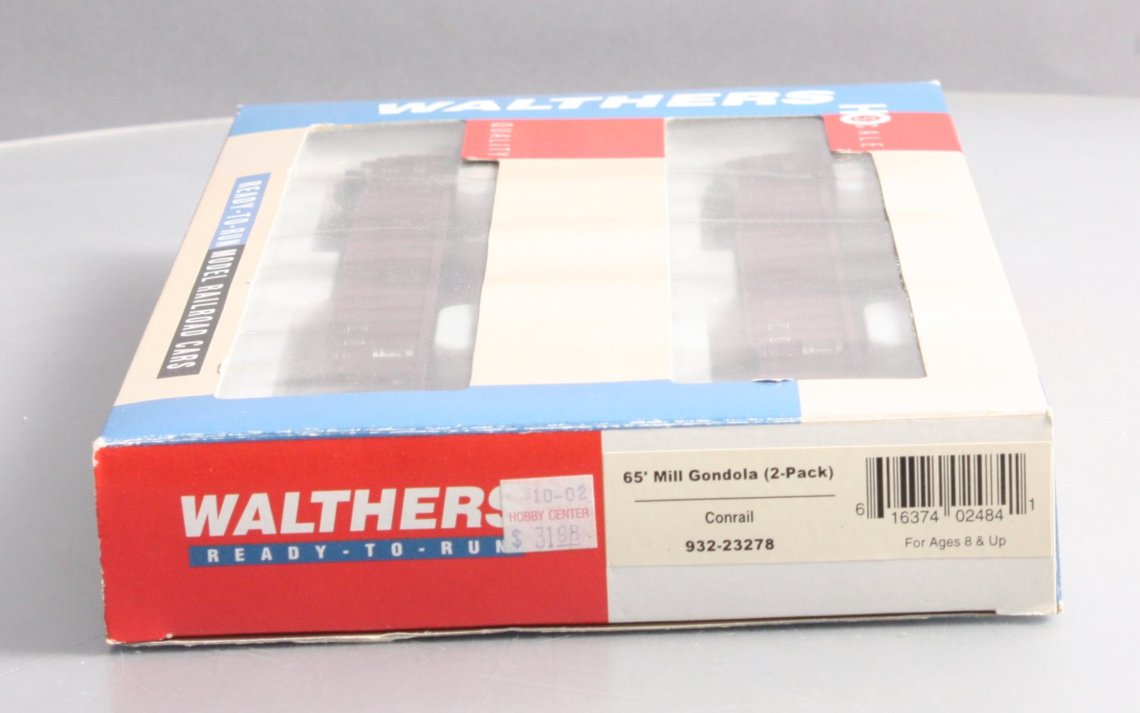 Walthers 932-23278 HO Scale Conrail 65' Mill Gondola Cars (Pack of 2) EX/Box