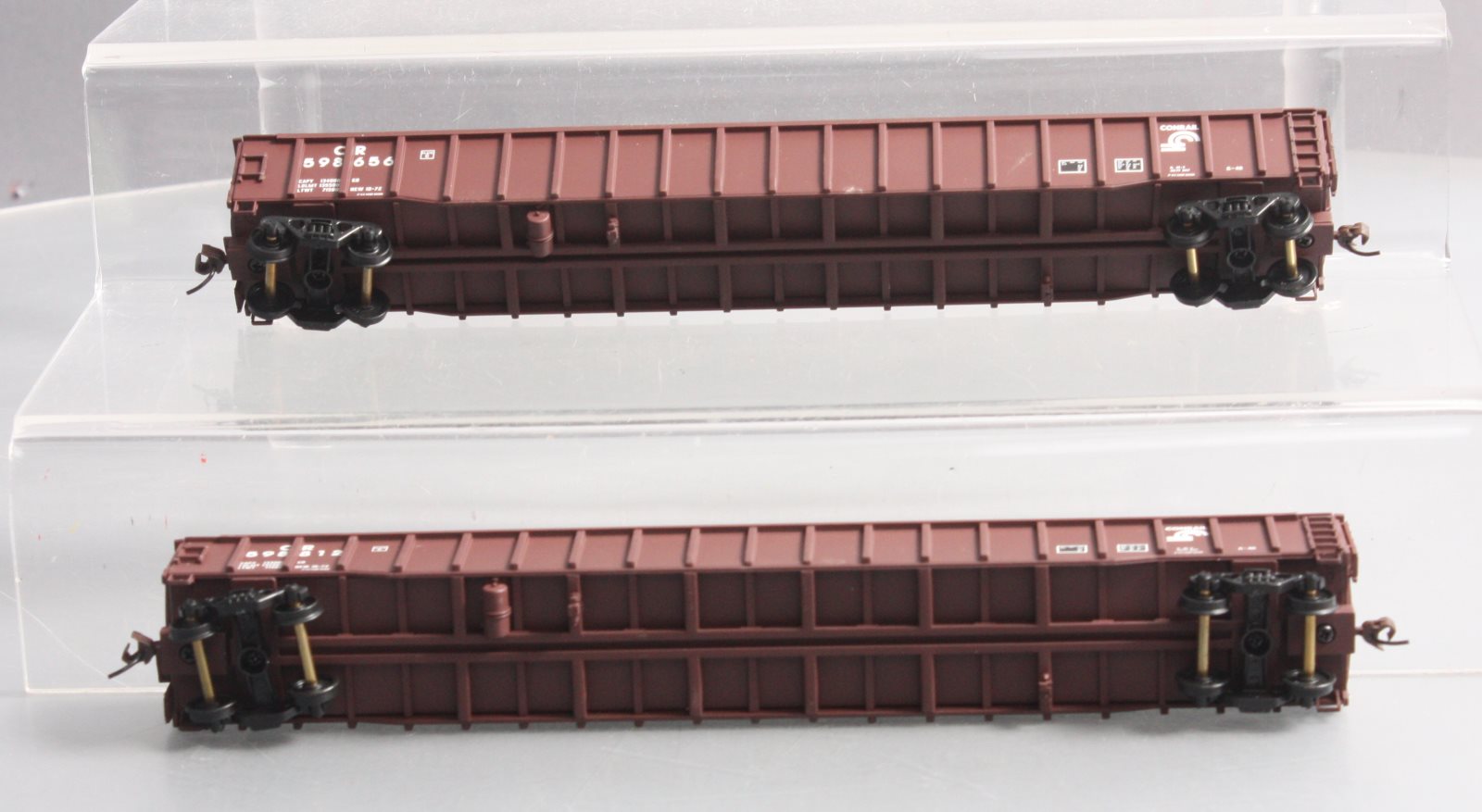 Walthers 932-23278 HO Scale Conrail 65' Mill Gondola Cars (Pack of 2) EX/Box
