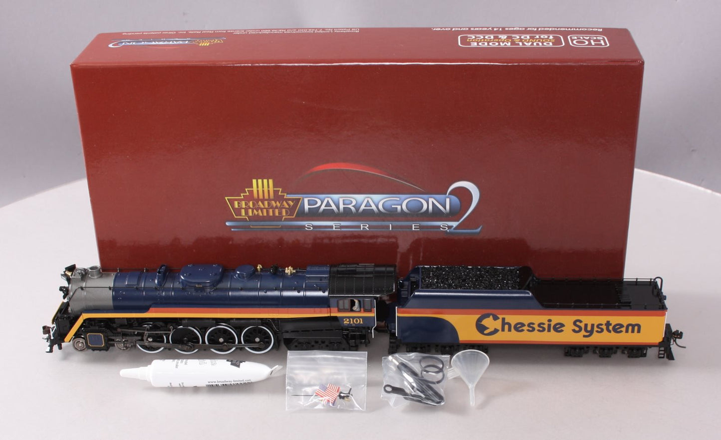 Broadway Limited 2140 HO Reading Class T-1 4-8-4 Paragon2™ #2101