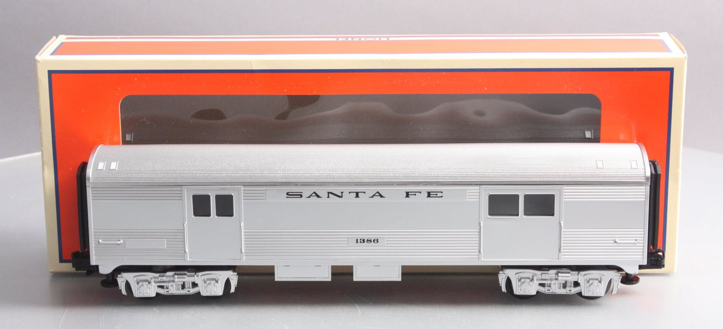 Lionel 6-84724 O Santa Fe Add-On Baggage Car #1386 LN/Box