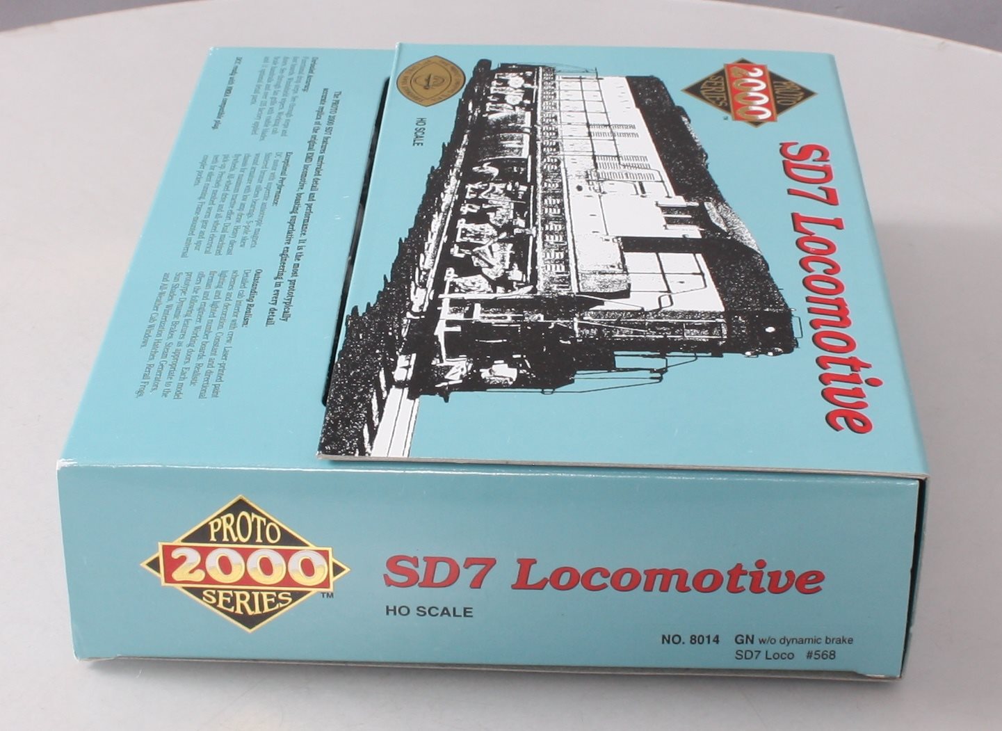 Proto 2000 8014 HO Scale GN SD7 Diesel Locomotive w/o